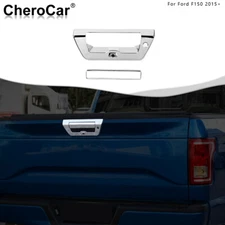 Chrome Tailgate Door Handle Cover Trim Decor Accessories for Ford F150 2015-2020