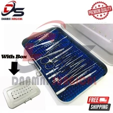 Hand Surgery Basic Set of Micro Surgical Instruments Stainless steel