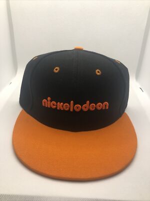 nickleodeon sample snapback hat orange logo