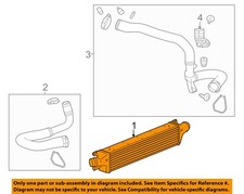 GM OEM 2012 Sonic Cooling Intercooler-Intercooler 96945750