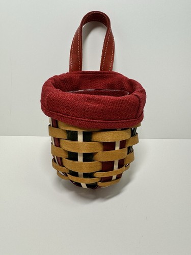 Longaberger 2009 Holiday Sweets Gatehouse Hanging Basket with Protector