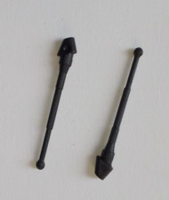 Playmobil 30034890 - 2x Antennes Noires System X véhicules moto police  - Neufs