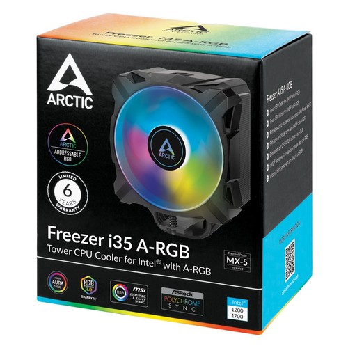 Arctic Freezer i35 ARGB, AMD Specific, Pressure Optimized 120 mm P-Fan - Black - Afbeelding 8 van 9