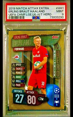 その他 haaland psa9 2019 PSA 9 RC Erling Haaland 2019-20 Match Attax Gold Holo FC Salzburg