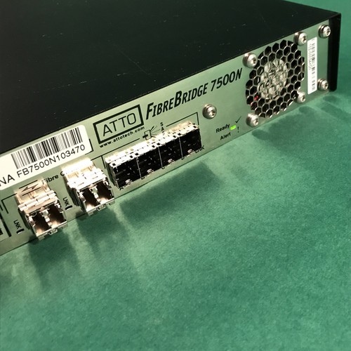 ATTO FibreBridge-7500N Netapp ATTO FibreBridge 7500N 16GB FC to 12GB SAS - Picture 7 of 8