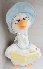Mother Goose Animated Story Telling Nursery Rhymes Plush Cuddle Barn 14" Video
