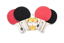 STIGA Performance 4 Player Ping Pong Set   4 Table Tennis Rackets, 6   3 Star...