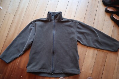 Dark Olive Green Fleece FJALL RAVEN Polartec Zip Front Jacket