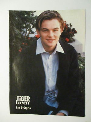 LEONARDO DICAPRIO & IKE HANSON PIN UP TIGER BEAT MAGAZINE PICTURE CLIPPING R21