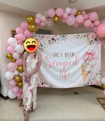 She s Been Scooped Up Wedding Shower Decor. Banner And Two Games.