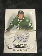 2021-22 SP Authentic #195 Riley Tufte FW AU /999 RC