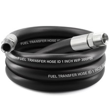 1 inch Fuel Transfer Hose 10FT, Diesel Gas Pump Hoses for Farm Tank Oil Gasol...