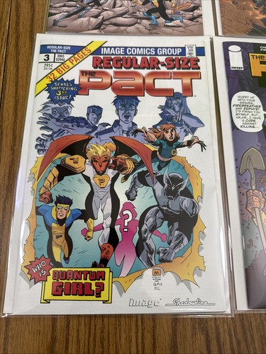 The Pact Issues #1 2 3 4 (RARE INVINCIBLE COVERS) Image Comics 1-4 Complete Set - Picture 4 of 5