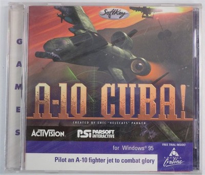 Video Game PC A-10 Cuba Activision by Eric Hellcats Parker NEW SEALED Jewel