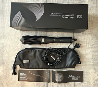ghd duet blowdry Bürstentrockner Heißluftbürste Schwarz mit Tasche, OVP