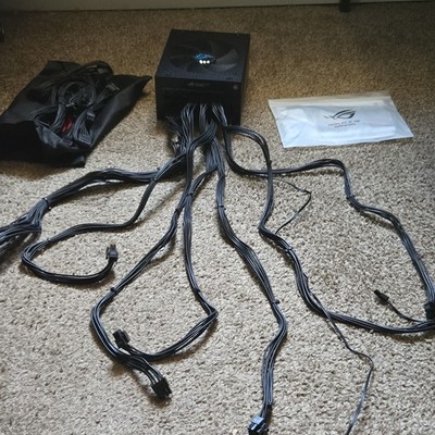 ASUS ROG Strix Aura Gaming 1000W ATX 80 Plus Gold PSU Black