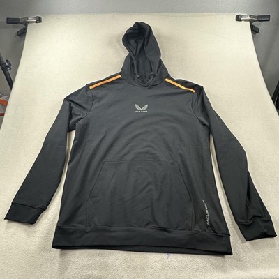 Castore McLaren Hoodie Mens Large Black F1 Racing Team Sweatshirt Pullover
