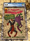 Amazing Spider-man #6 Marvel CGC 5.0 Ow Pages 1st Appearance Lizard Marvel Key