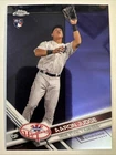 2017 Topps Chrome Aaron Judge Catching Rookie #169 Yankees