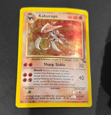 Pokémon Kabutops Fossil 9/62 Holo Rare Unlimited 60 HP English 1999 Wizards on eBay