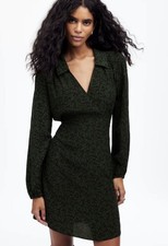 Madewell Dress Women’s Size 2 Floral Mini Shirt Dress Long Sleeve DD