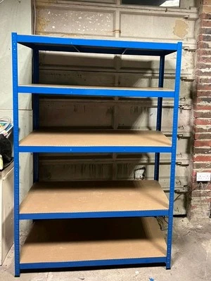 NEW - 5 Tier Garage Shelving, Heavy Duty Racking Shelf Shed 180x120x45