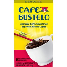 Caf Bustelo Espresso Style Dark Roast Instant Coffee Pack of 72 Count