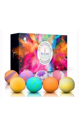 Predire Paris Skin Rejuvenating Spa 8 Bath Bombs Collection Set New Sealed $180
