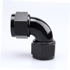 -16 AN Female to -16 AN Female Swivel One Piece Full Flow 16AN 90 Degree
