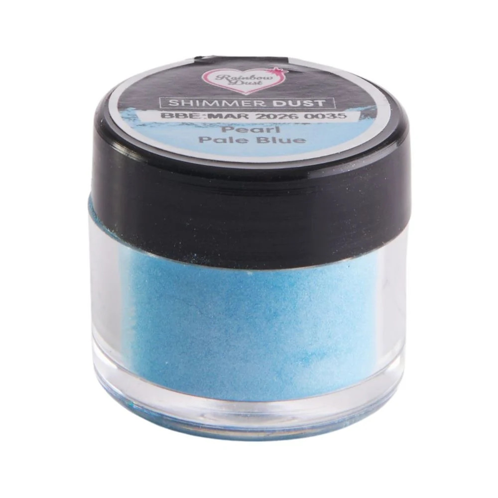 Pearl Pale Pacific Blue Blast Edible Shimmer Dust