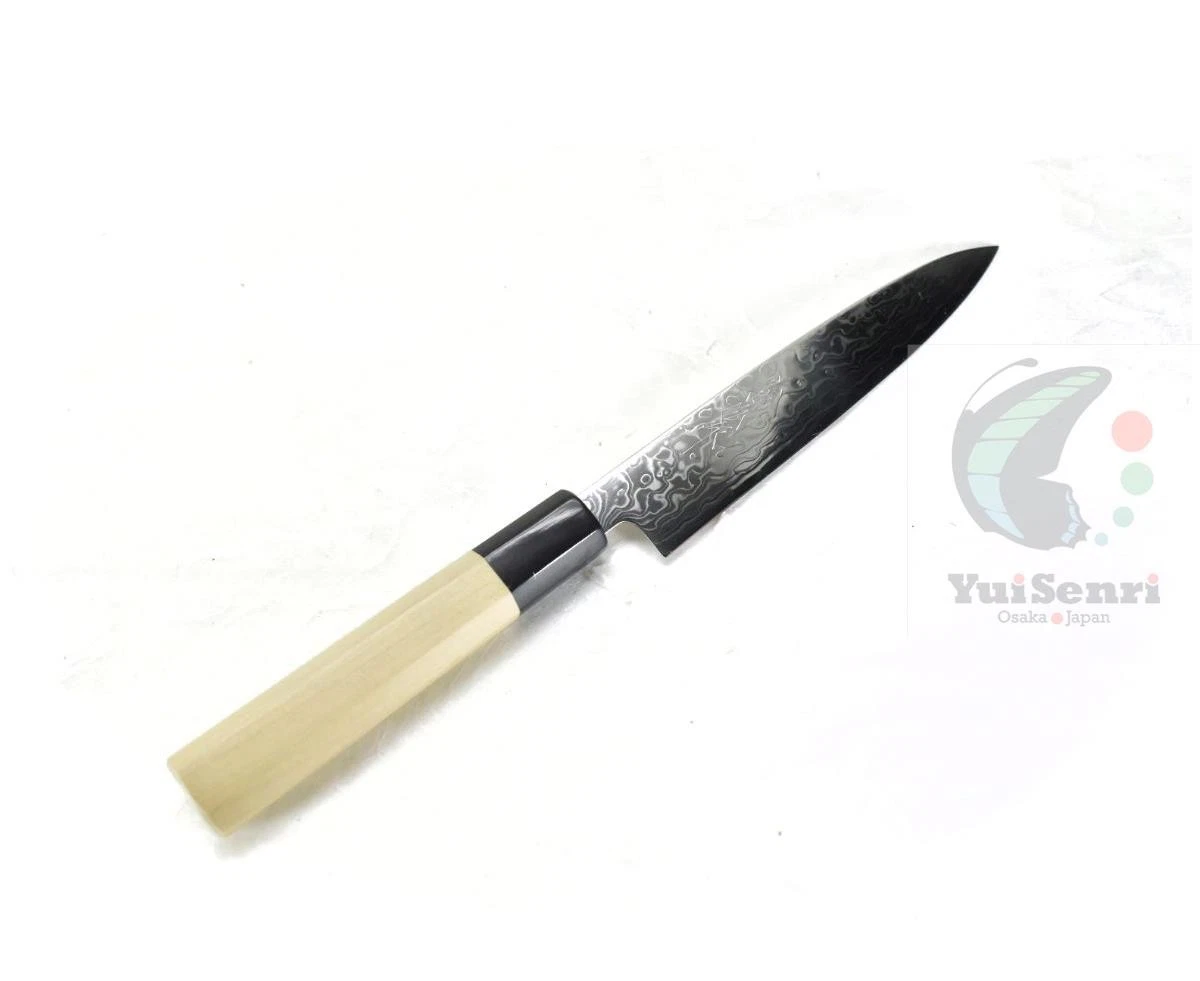 Yoshihiro Ginsan Damascus Stainless Paring Knife 150 mm with Magnolia wood
Opens in a new window or