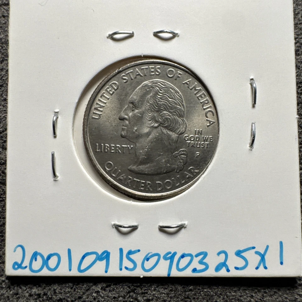2001-P - 1788 25C New York 50 States Quarter. Non Magnetic. No Mint Mark. - Image 3 of 4