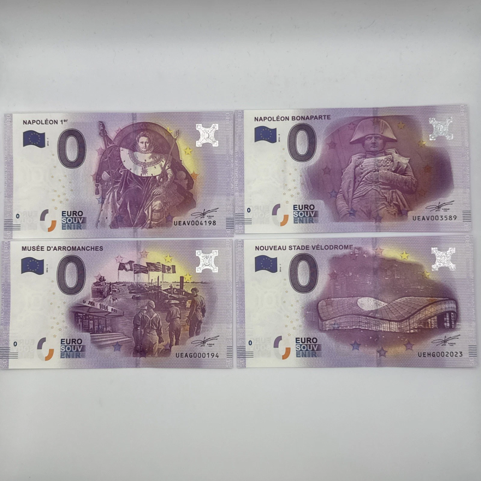 Billet  Zéro 0 € Euro Touristique / Souvenir 2016