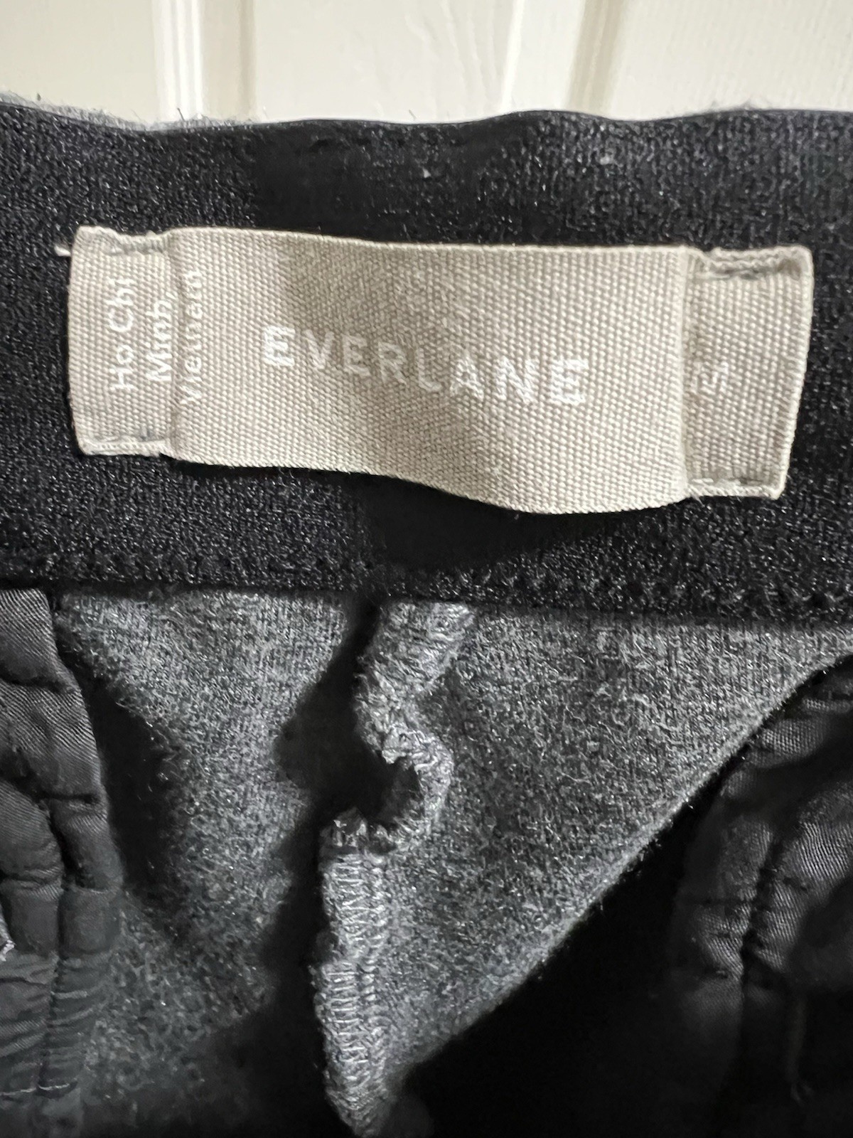 Everlane Gray Pleated Drawstring Pants Women Elas… - image 3