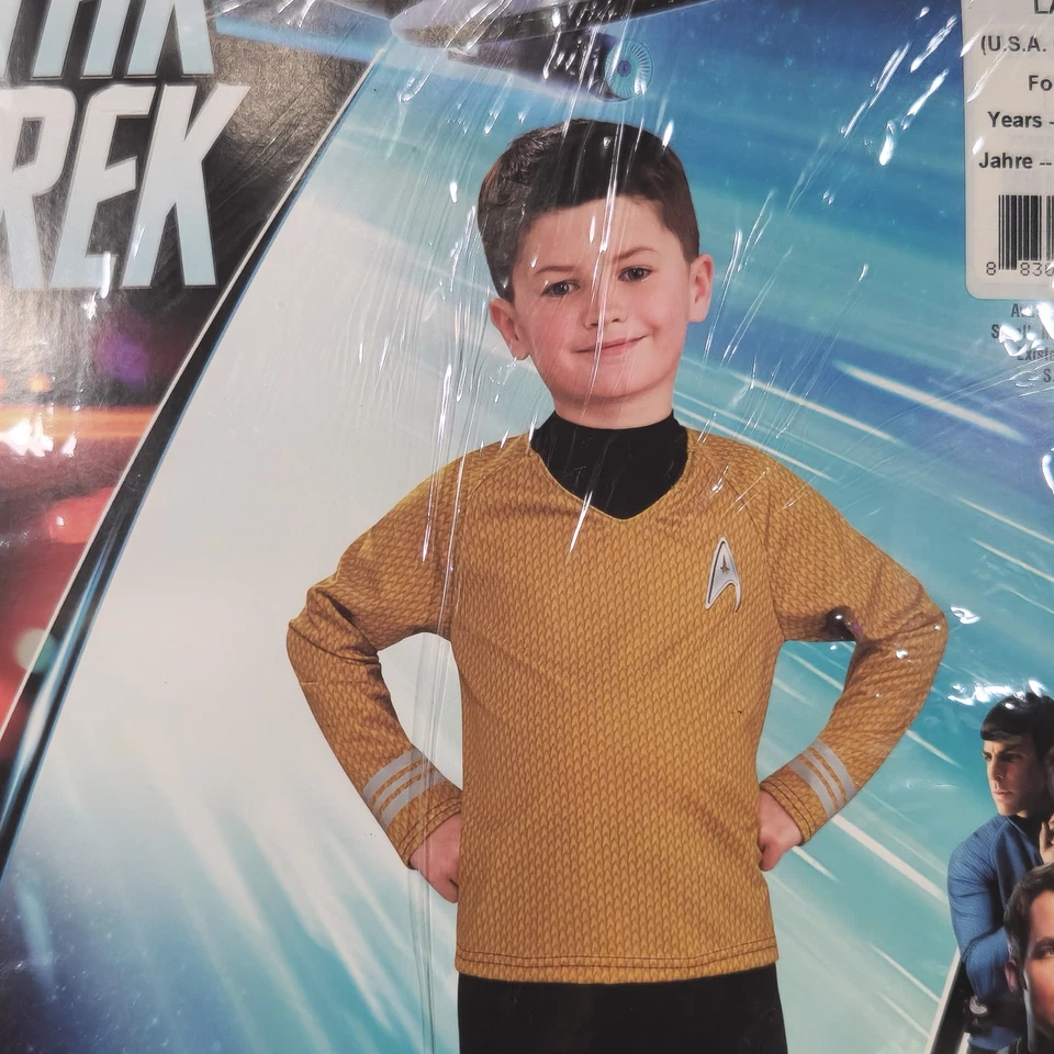 Star Trek Capitán Kirk Niño Disfraz Halloween Camisa y Pantalones #886462 por Rubie's Foto 2 de 4