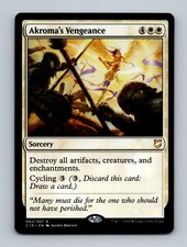 Akroma's Vengeance Commander 2018 Non-Foil MTG NM