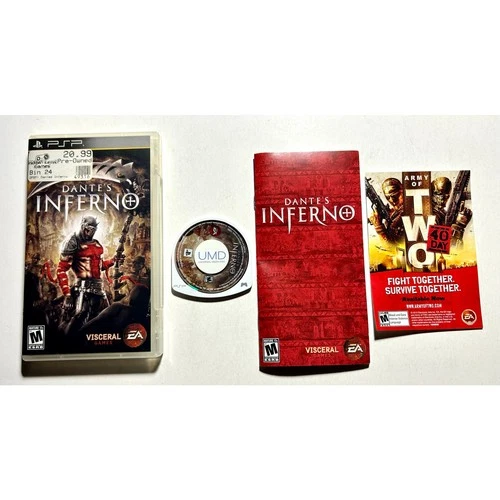 Dante’s Inferno (PSP PlayStation Portable)Works Complete CIB🔥Nice!