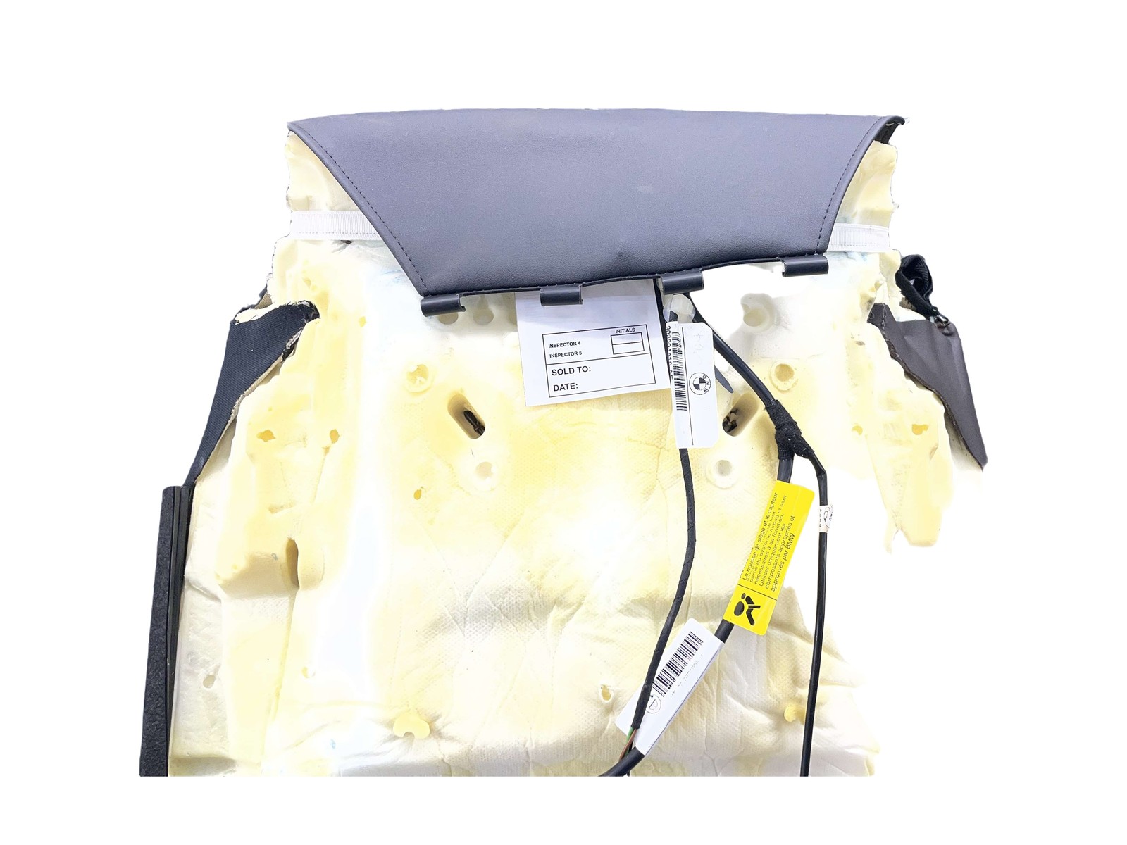 BMW i8 2014-2019 Front Right Lower Seat cushion Gray