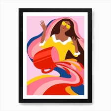 The Big Spill Pop Art Art Print Framed Wall Art Poster Canvas Print Picture