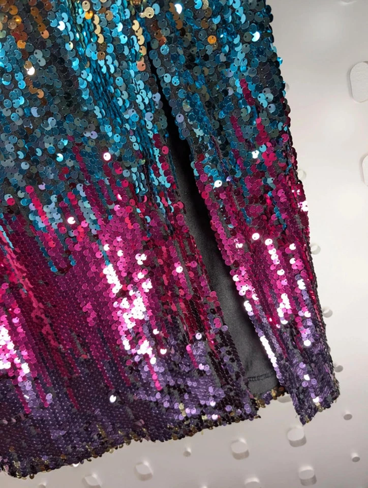 Falda midi de lentejuelas Miss Selfridge - Talla 6 Foto 3 de 4