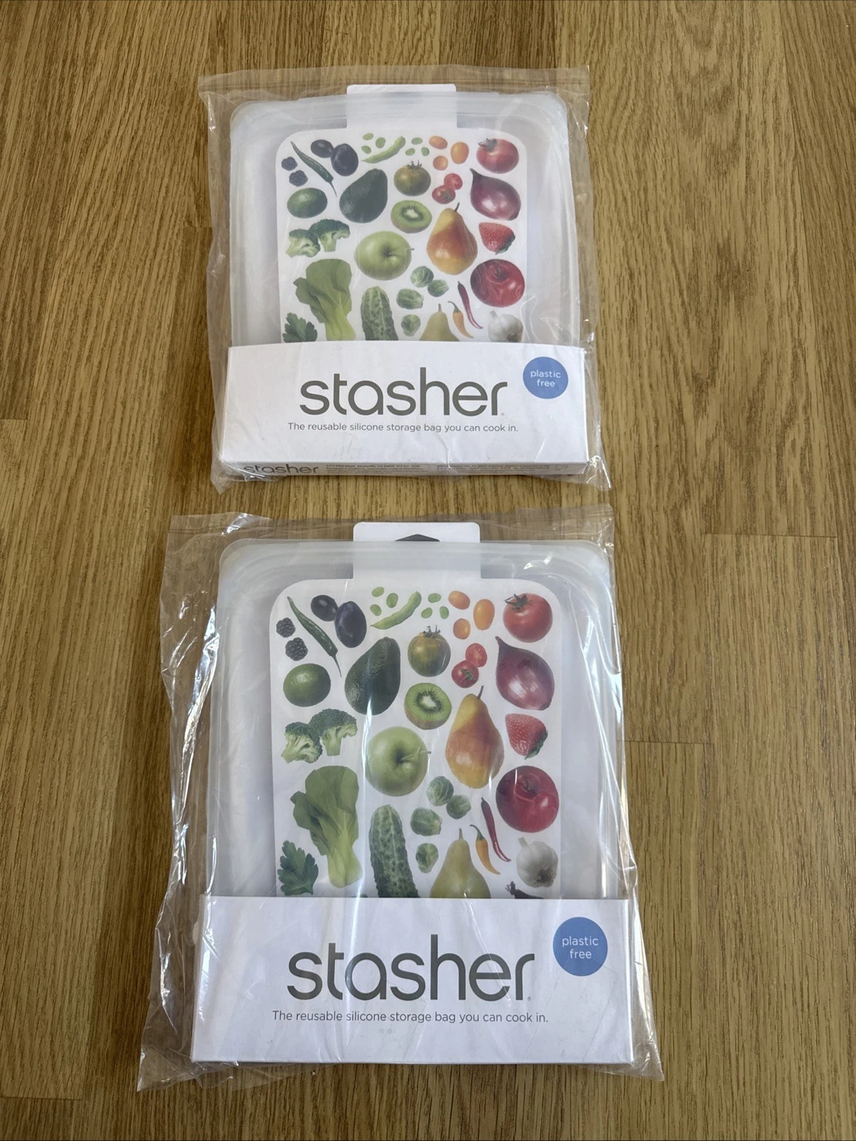 2 X Stasher Half Gallon Reusable Sandwich Bag
Opens in a new window or tab
