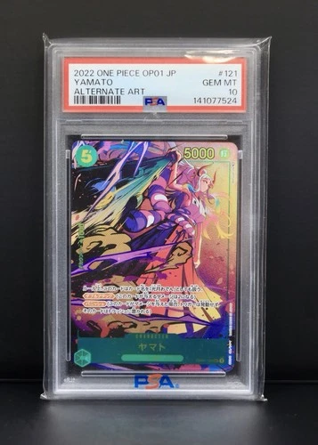 One Piece Yamato OP01-121 SEC Secret Rare Alternate Art Japanese PSA 10 Gem Mint