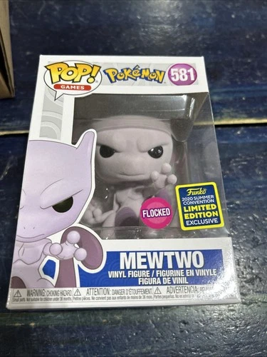 Funko Pop! Vinyl: Pokémon - Mewtwo (Flocked) -2020 Summer Convention #581