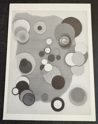 art postcard OS Gwenn Thomas Recent Work 1996 gallery invitation