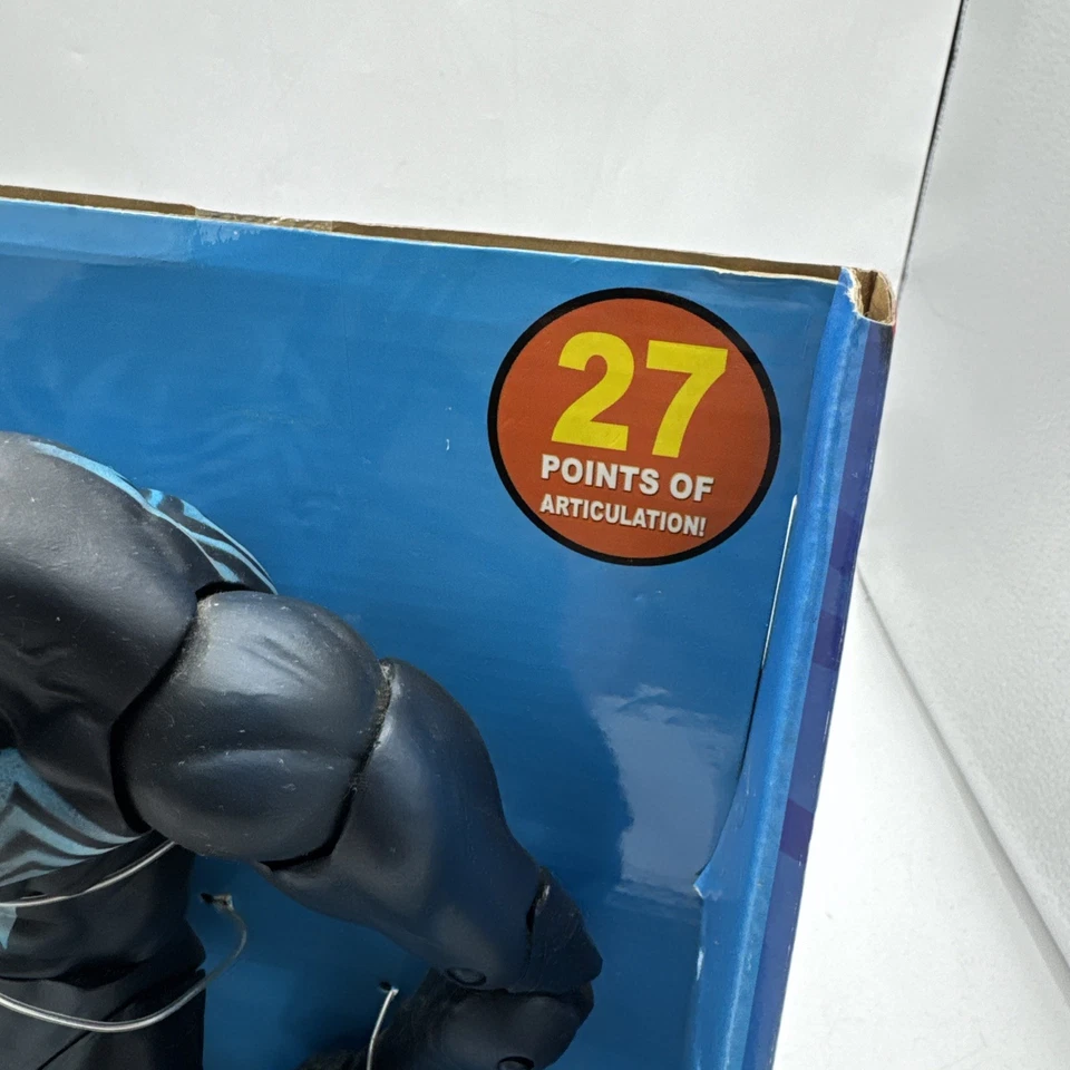 Figura de acción Marvel Venom Deluxe 12" Spider-Man Villano ToyBiz 2005 De colección 71867 Foto 4 de 4