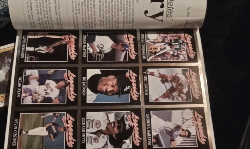 MLB Legends Magazine 1991 Vol 4 No 4  Nolan Ryan Texas Rangers Sept Oct 1991 - Image 2 of 3