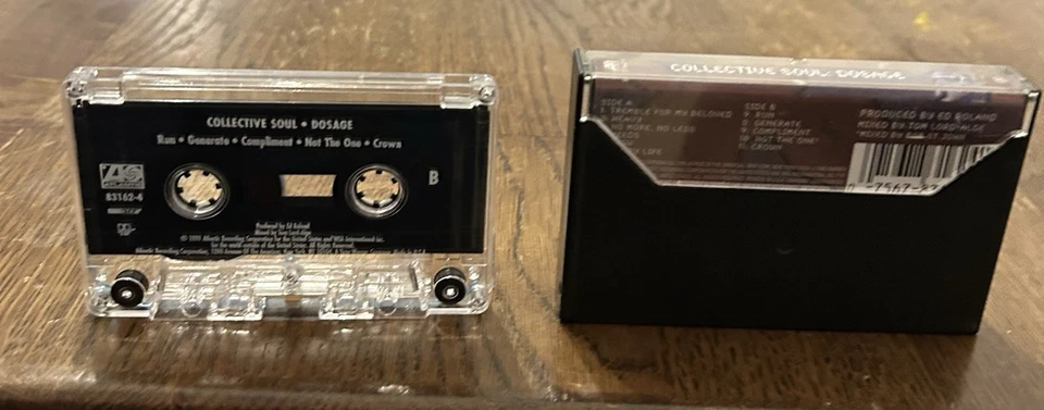 Collective Soul - Dosage Cassette Tape 1999 Atlantic “Run” Grunge - Image 2 of 3