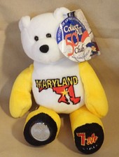 LIMITED TREASURES MARYLAND 7th STATE QUARTER Coin BEAR 9" Plush