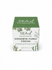SEA-el Goodbye Fungi Cream Tea Tree Skin Care 1 oz / 30 mL Vegan Paraben Free
