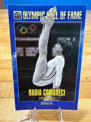 Nadia Comaneci 1996 SI for Kids Olympic Hall of Fame #25 Gymnastics Romania